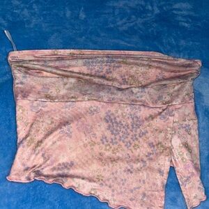 SHEIN Pink Ruffled Top